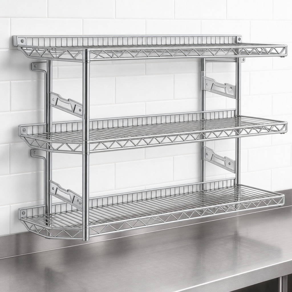 Quad-Truss Open Wire Shelves