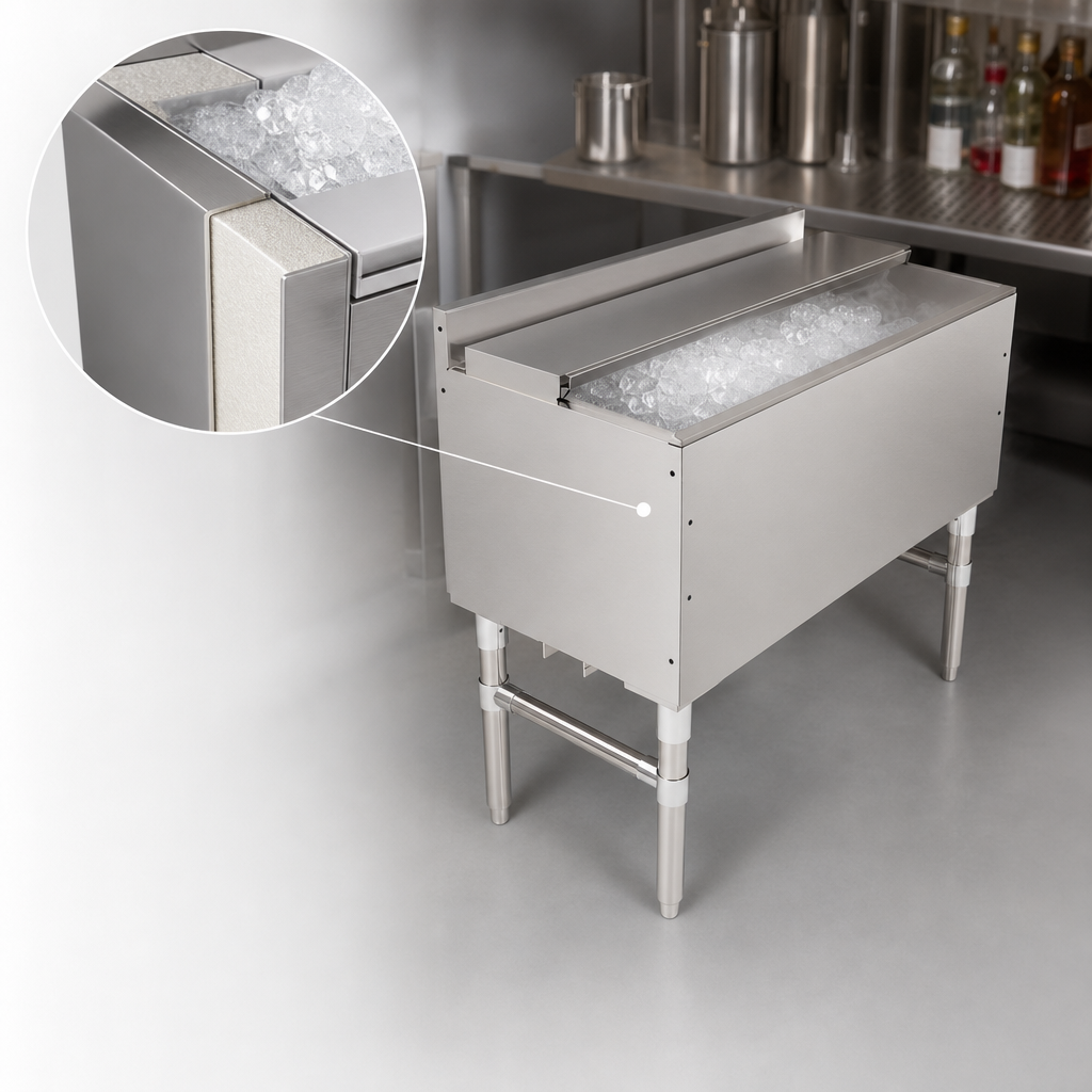 Foam-Insulated Ice Bin