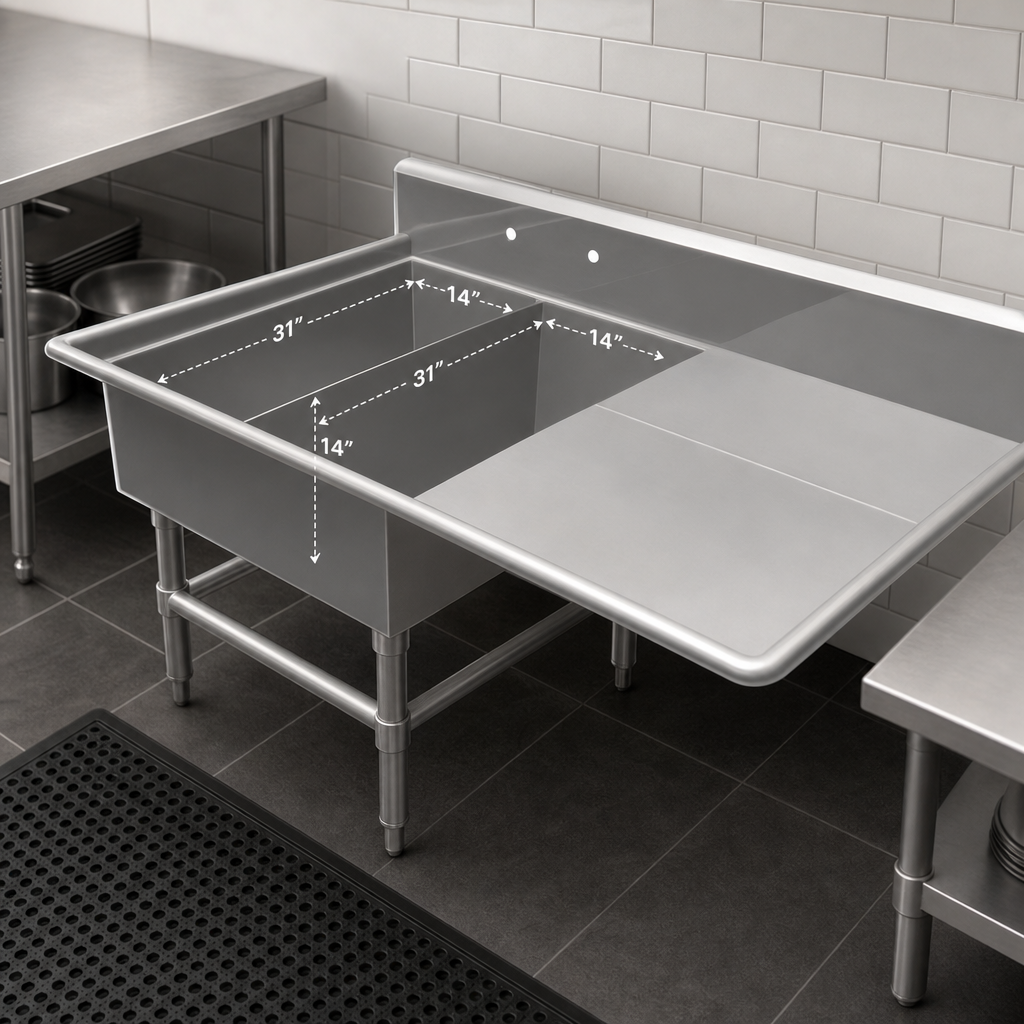 Two-Compartment Basin Layout