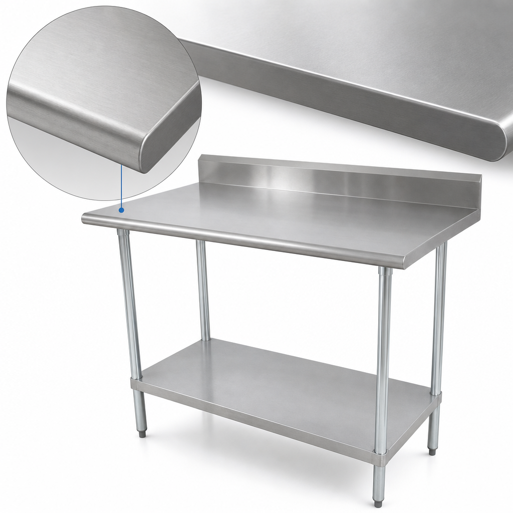 16-Gauge 430 Stainless Steel Top