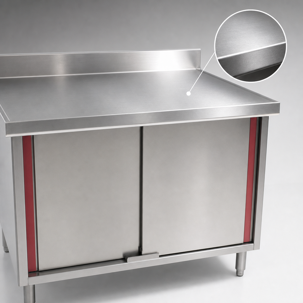14-Gauge 304 Stainless Steel Top