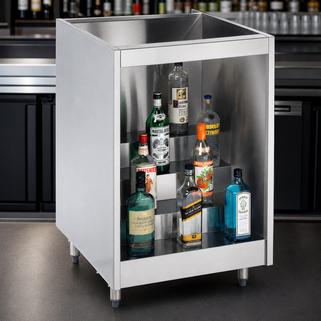 Four-Step Bottle Display
