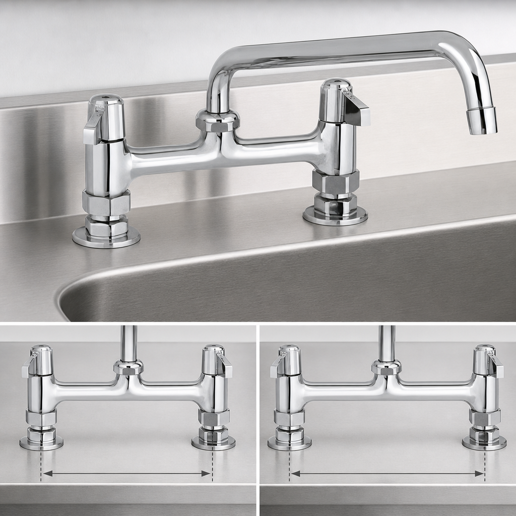 Adjustable Faucet Centers