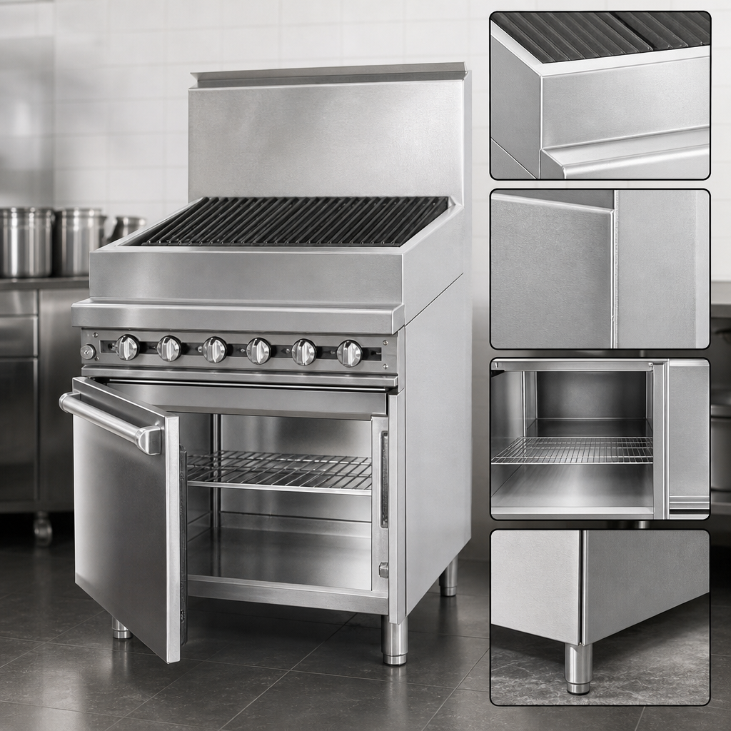 Stainless Steel Exterior and Interior