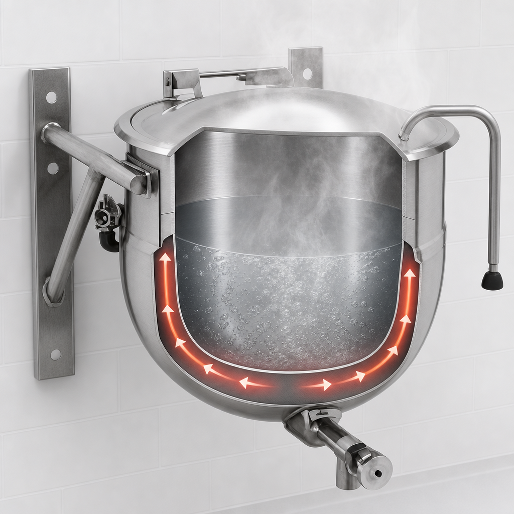 2/3 Jacketed Steam Construction
