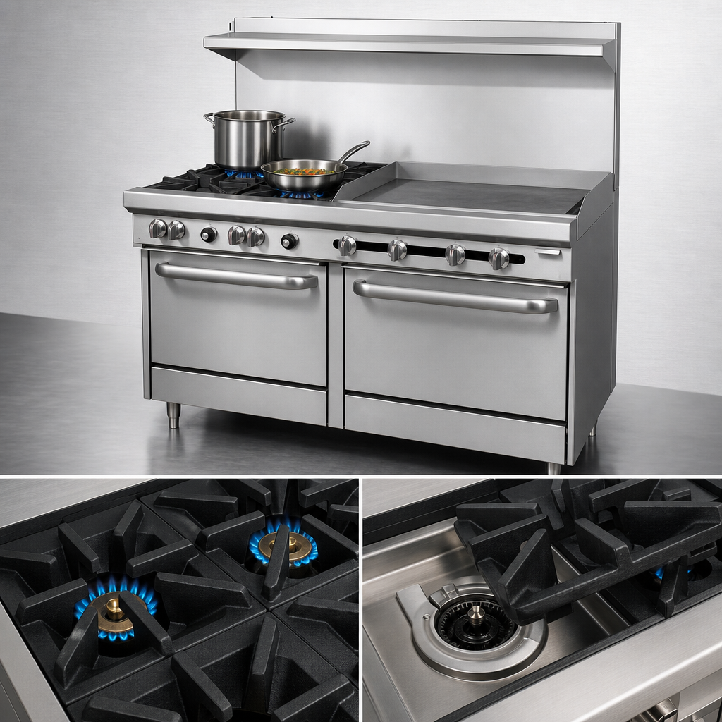 Two Open Burners