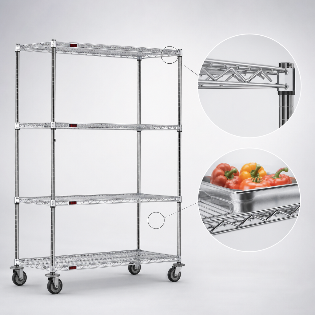 Patented QuadTruss® Shelf Design