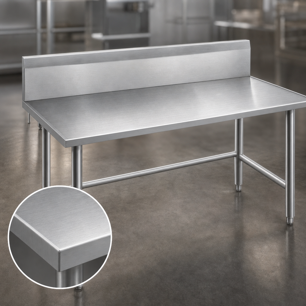 14-Gauge 304 Stainless Steel Top