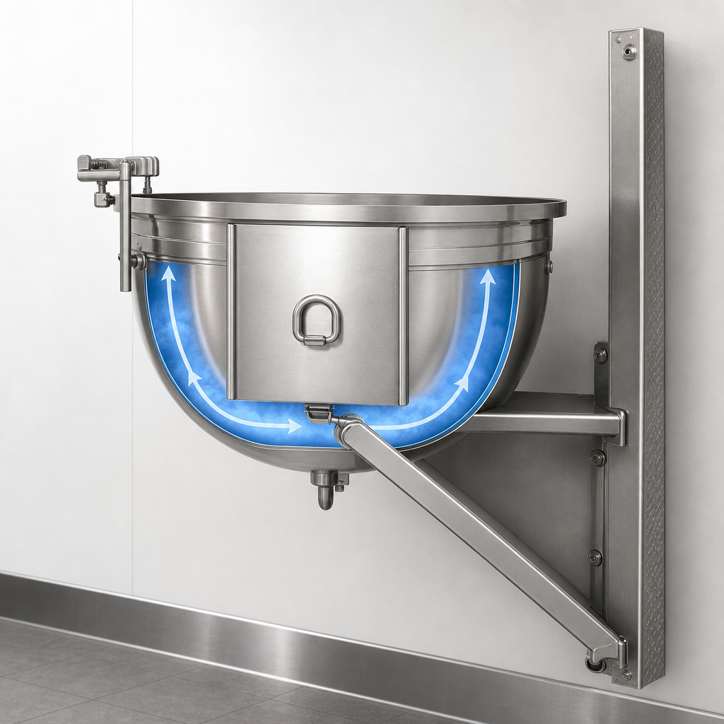 Full Jacketed Direct Steam Design
