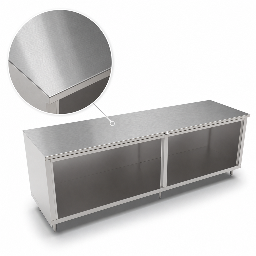 16-Gauge Stainless Steel Top