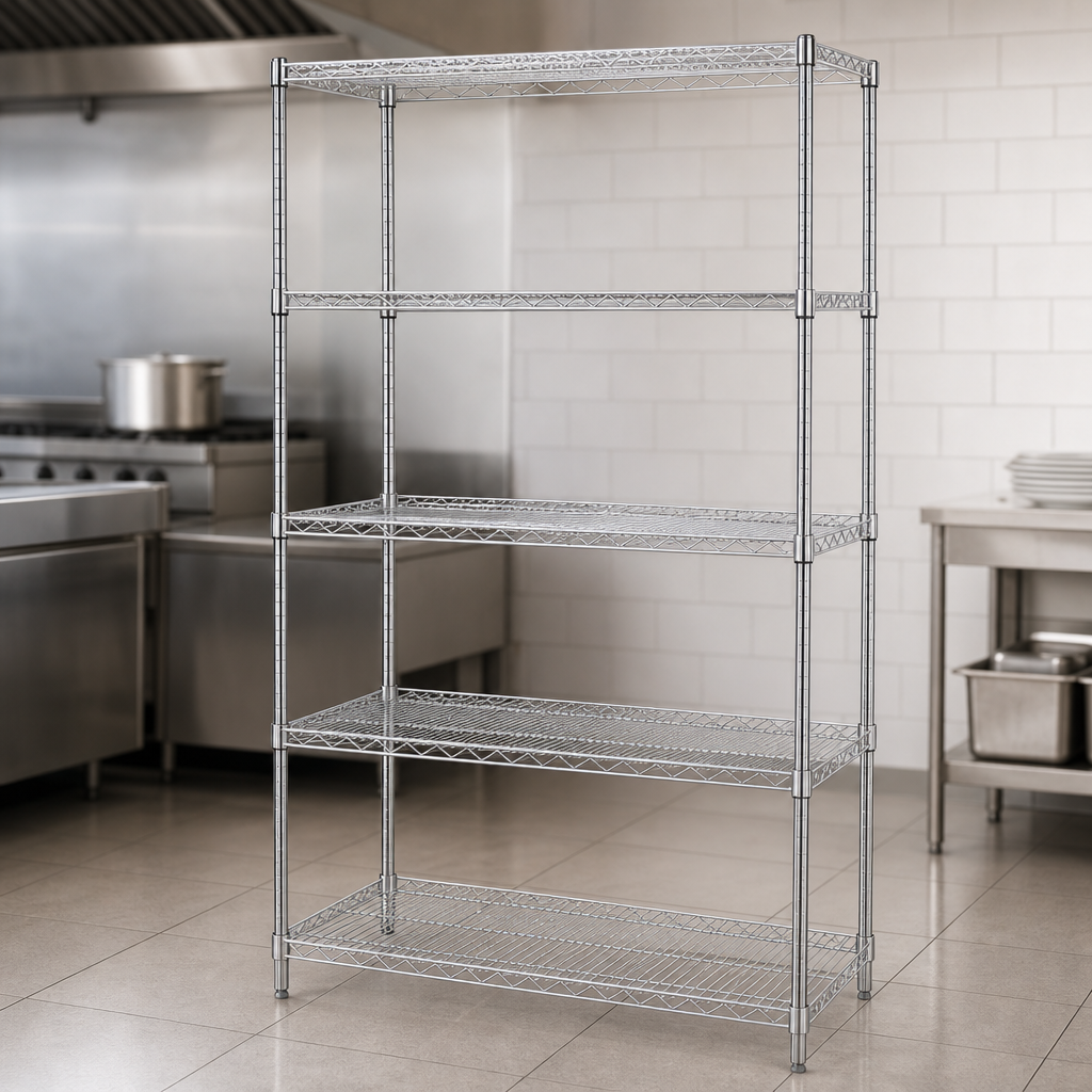 Five Wire Shelves