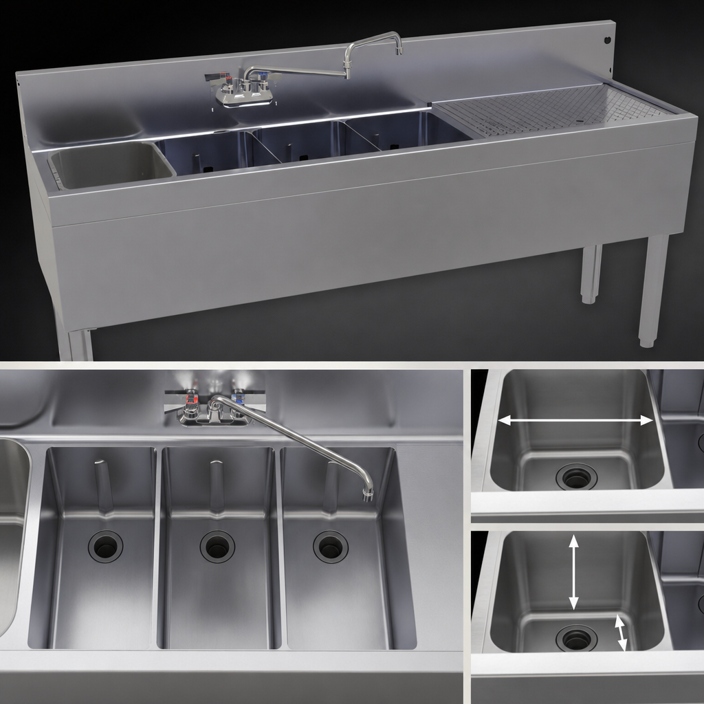 Sized Sink Bowls