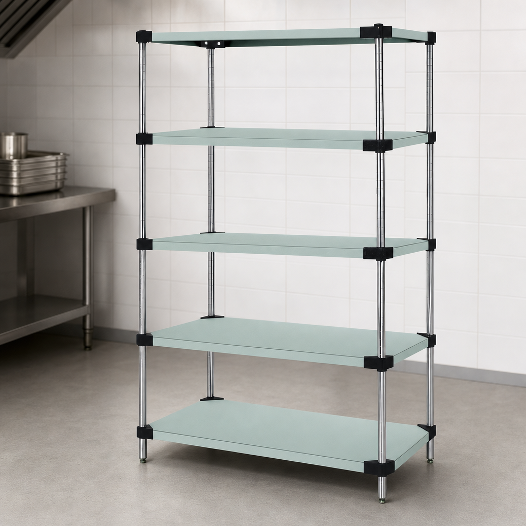 Five Solid Shelves