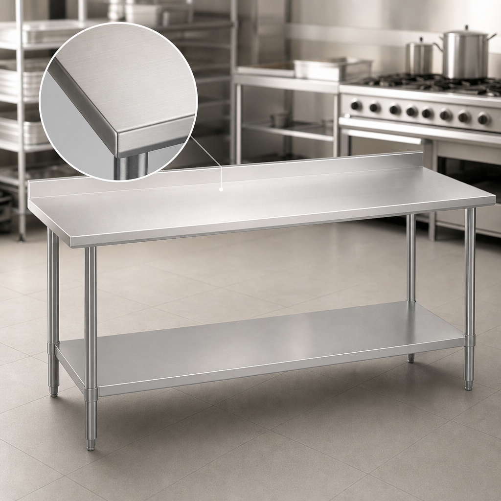 14-Gauge 300 Series Stainless Steel Top