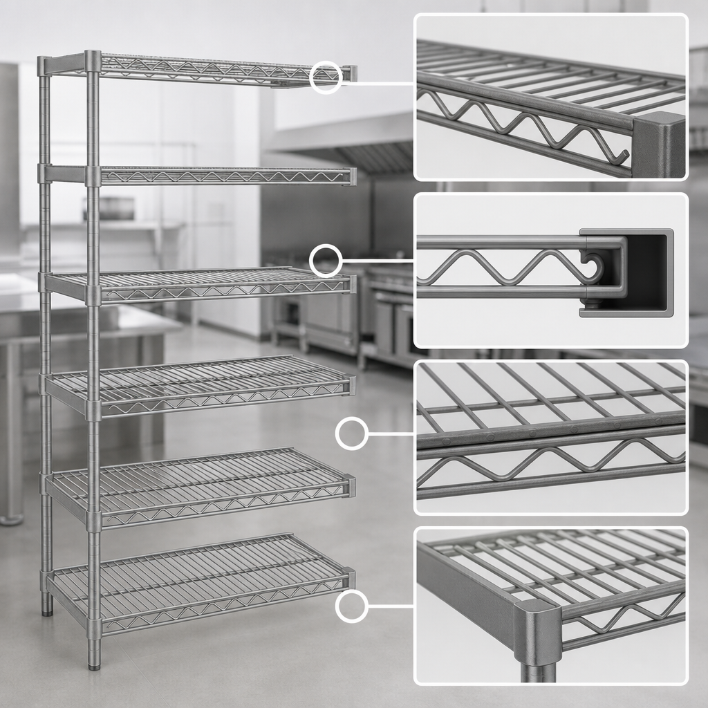 Patented QuadTruss® Shelf Design