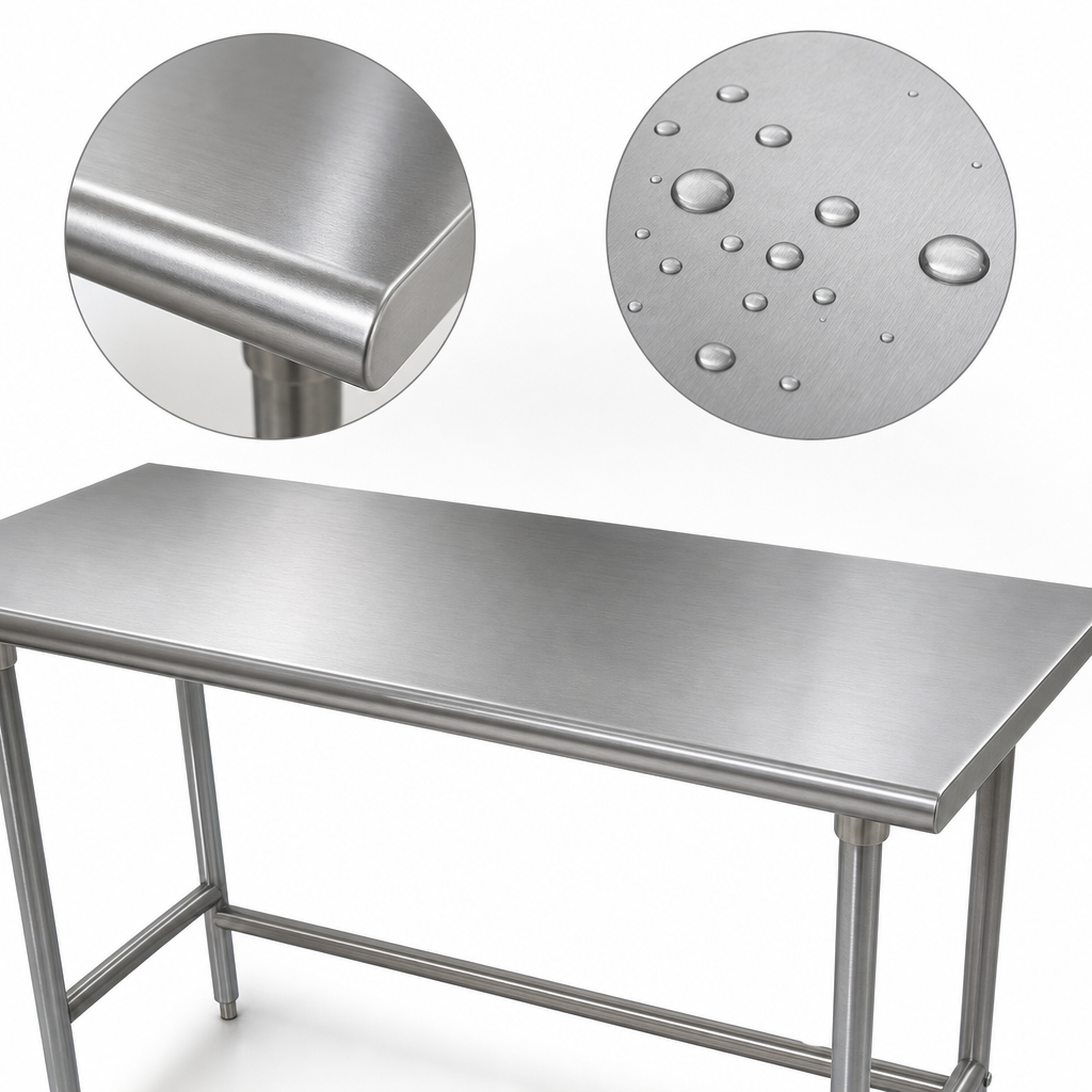 16-Gauge 430 Stainless Steel Top