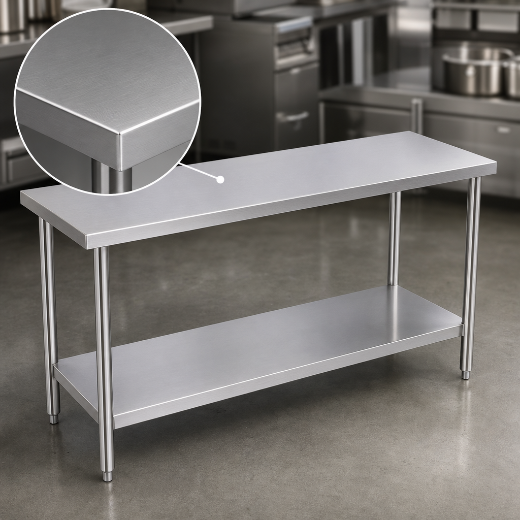 18-Gauge Stainless Steel Top