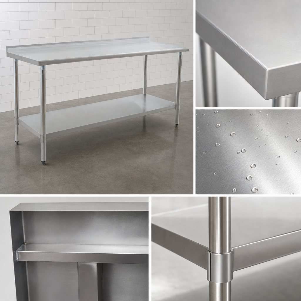16 Gauge 300-Series Stainless Steel Top
