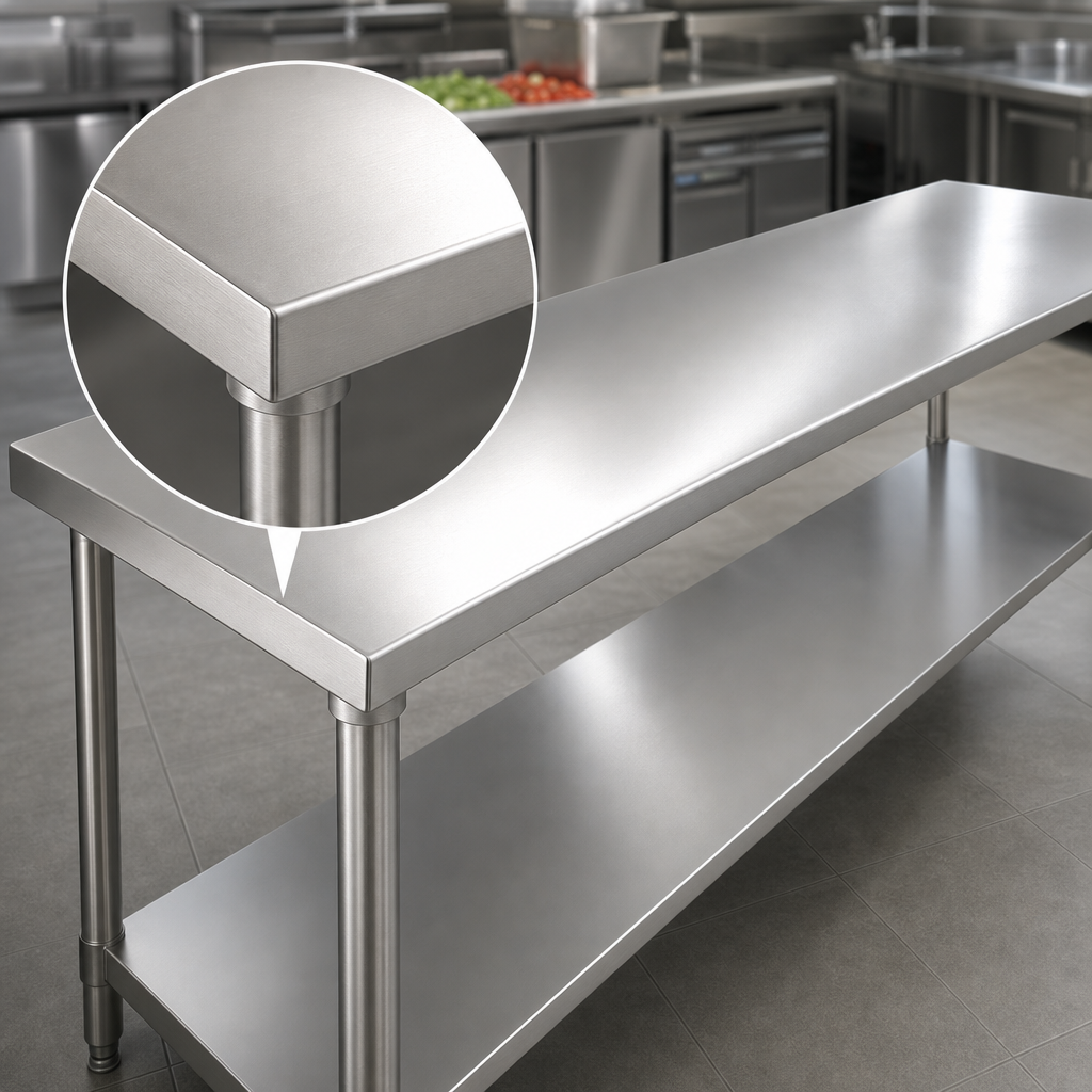 14-Gauge 300 Series Stainless Steel Top