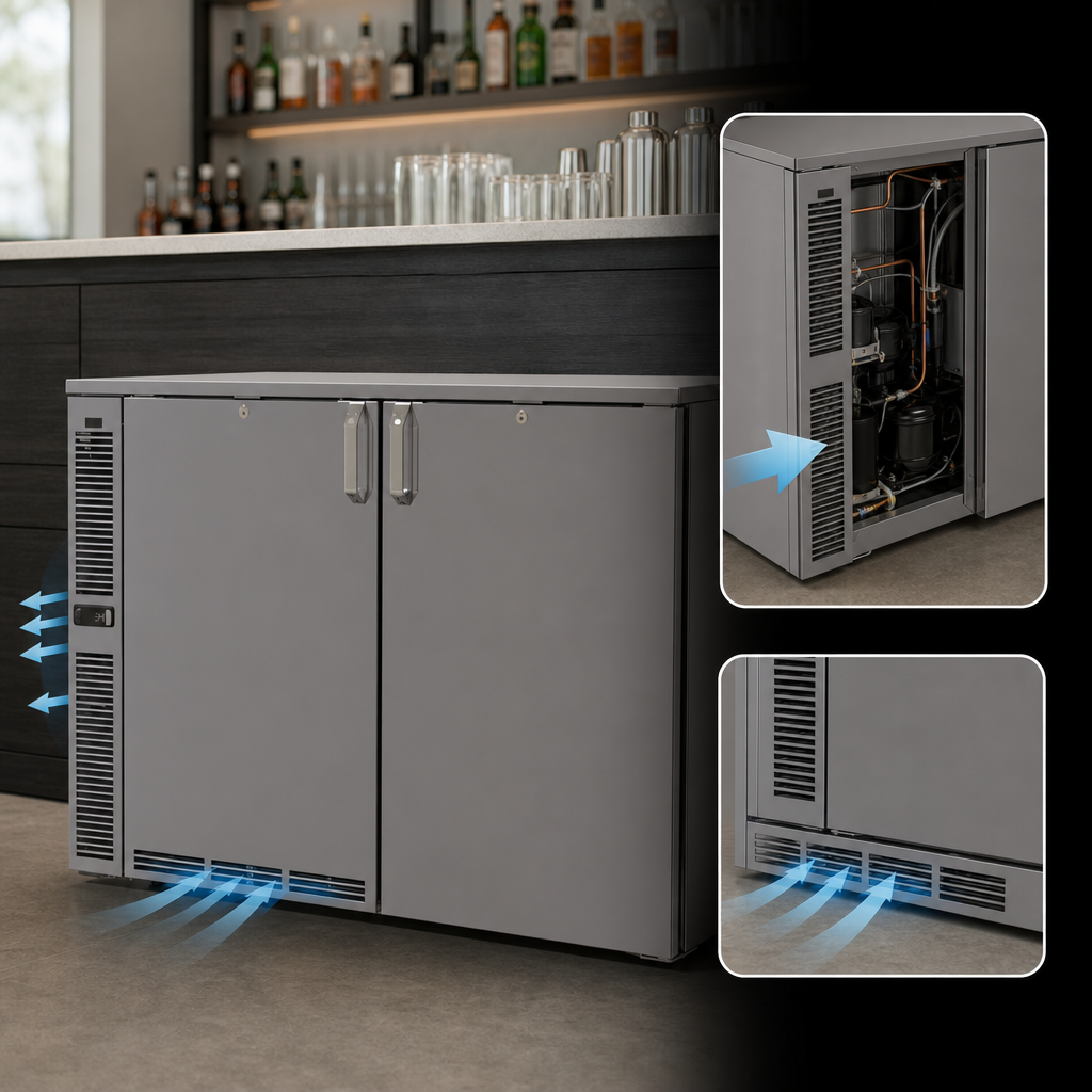 Side-Serviced, Front-Venting Design