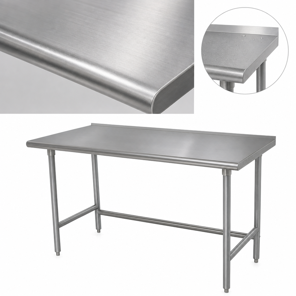 14-Gauge 304 Stainless Steel Top
