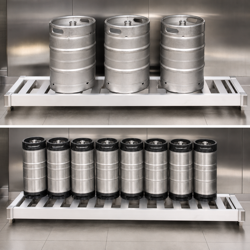 High Keg Capacity