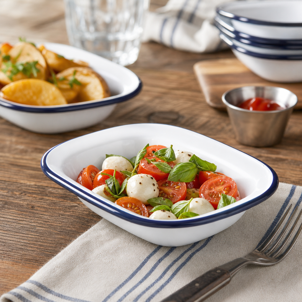 Vintage Enamelware Styling