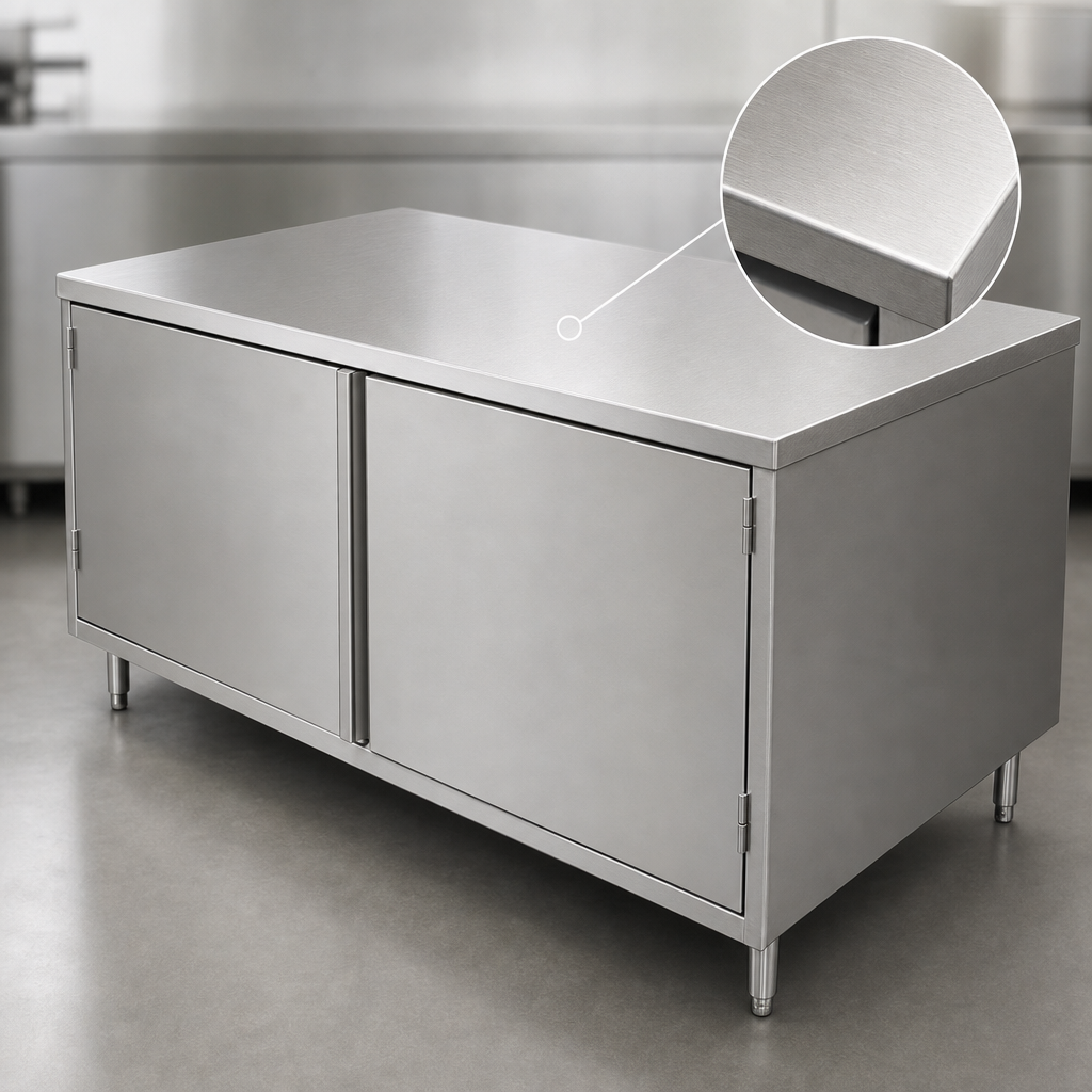 14-Gauge 304 Stainless Steel Top