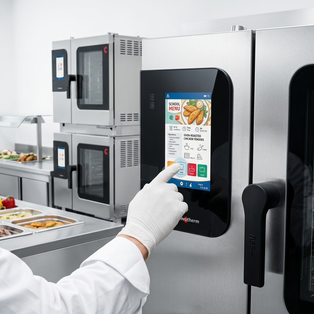 Effortlessly manage cooking operations with the oven's intuitive 10-inch easyTouch Control Panel, offering high-resolution clarity and seamless navigation.