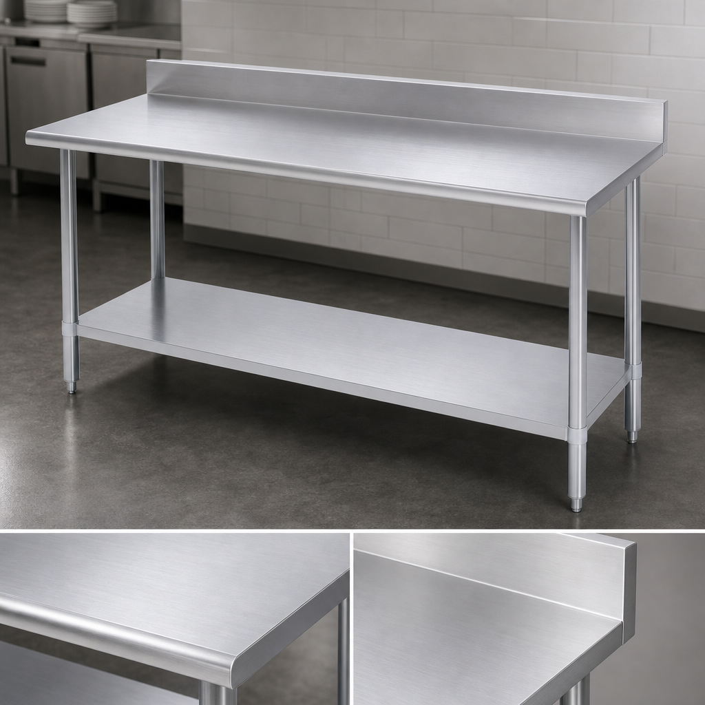 16-Gauge 400 Series Stainless Steel Top
