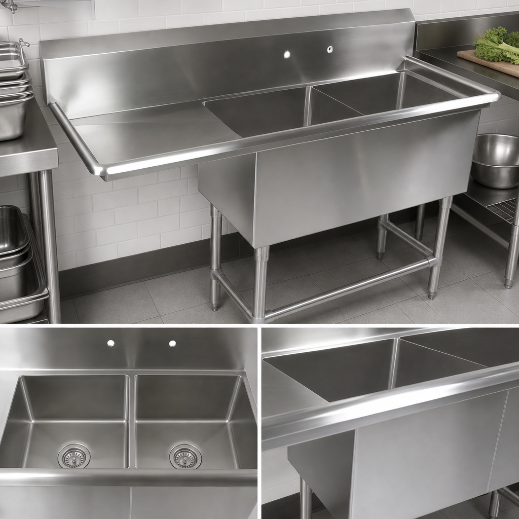 Two-Compartment Sink
