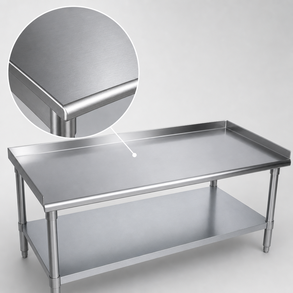 18-Gauge 430 Stainless Steel Top