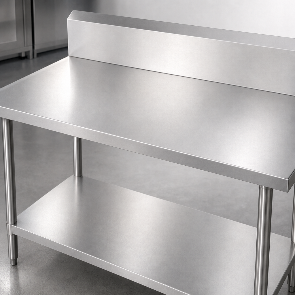 14-Gauge 304 Stainless Steel Top