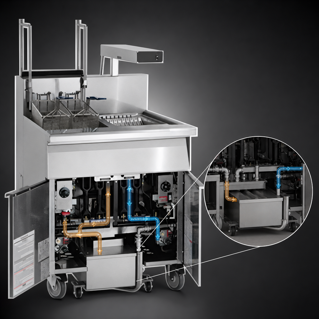 Built-In Under-Fryer Filter System