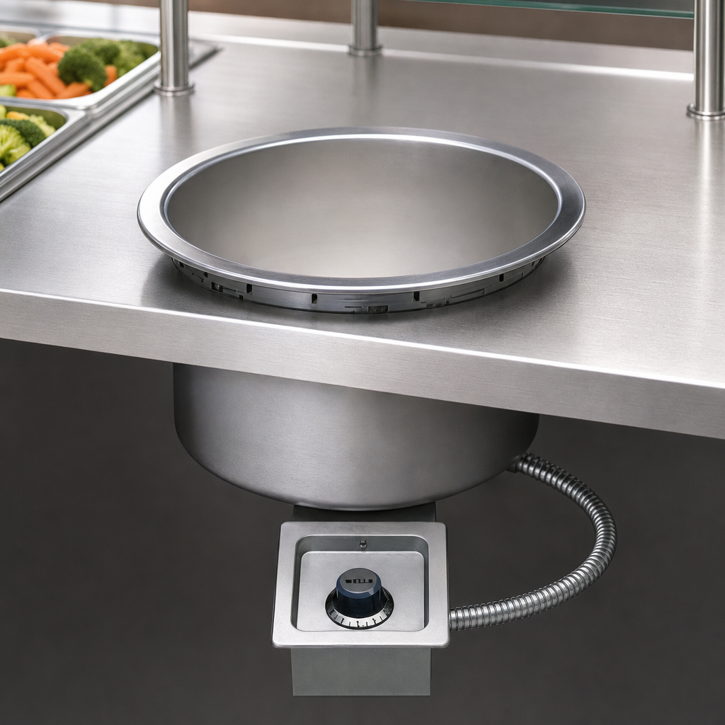 Top-Mount Round Drop-In Design