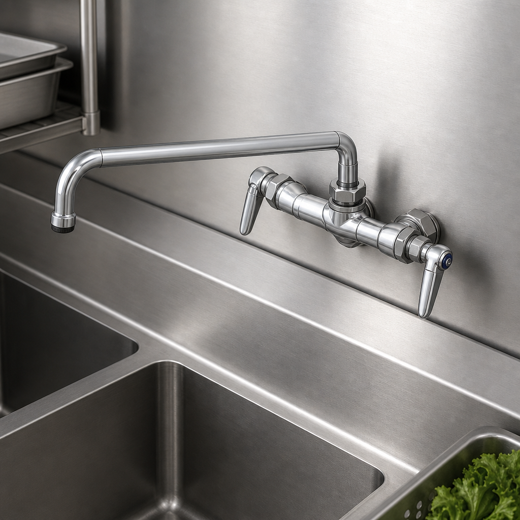 Wall-Mount Mixing Faucet
