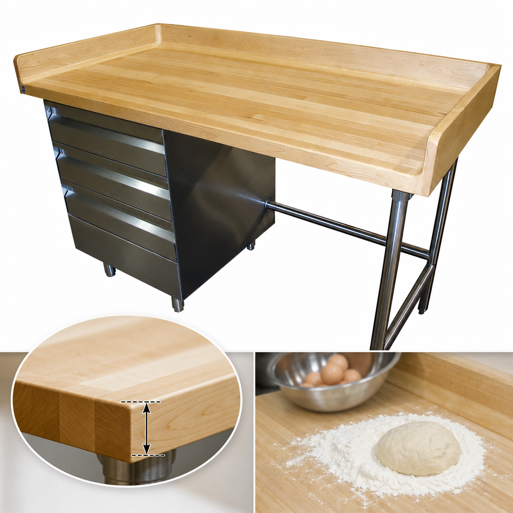1-3/4 Inch Wood Top