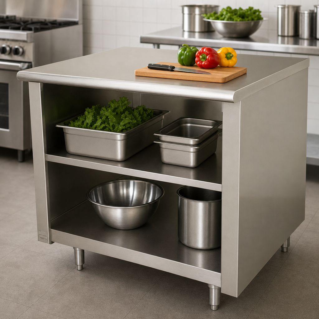 Open Base Work Table Design