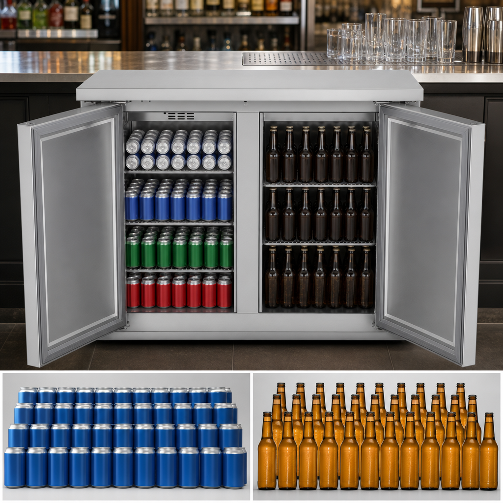 Large Beverage Storage Capacity
