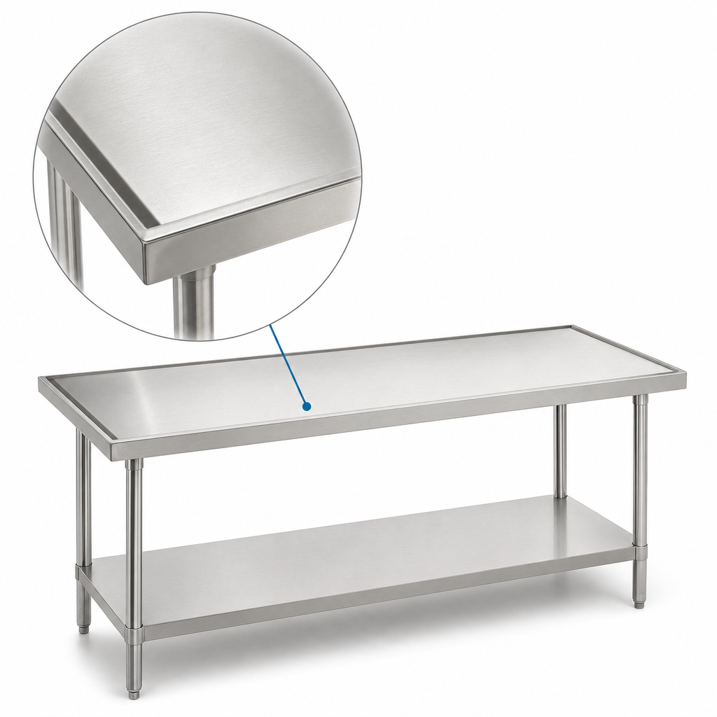 14-Gauge Stainless Steel Top