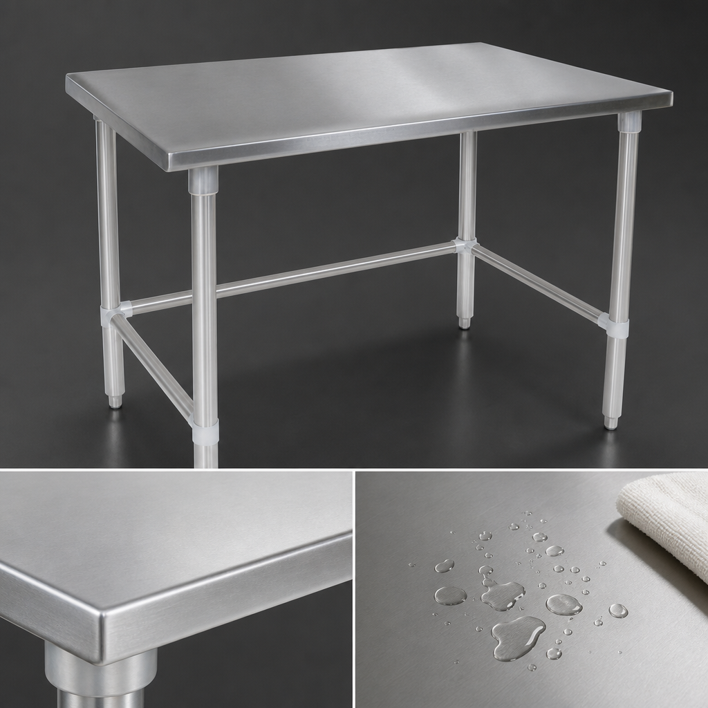 16-Gauge 300-Series Stainless Steel Top