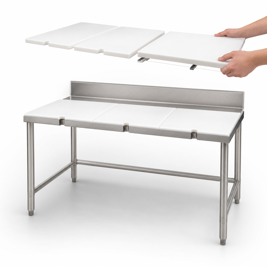 Three Removable Polymer Boards