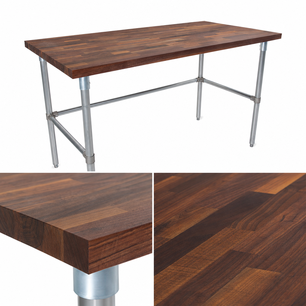 Edge Grain Walnut Top