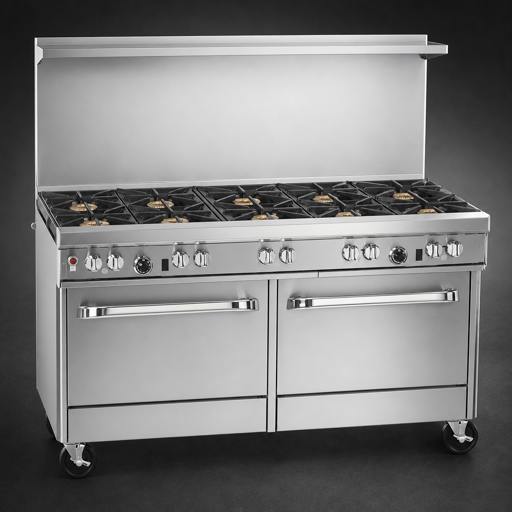 Eight Open Burners