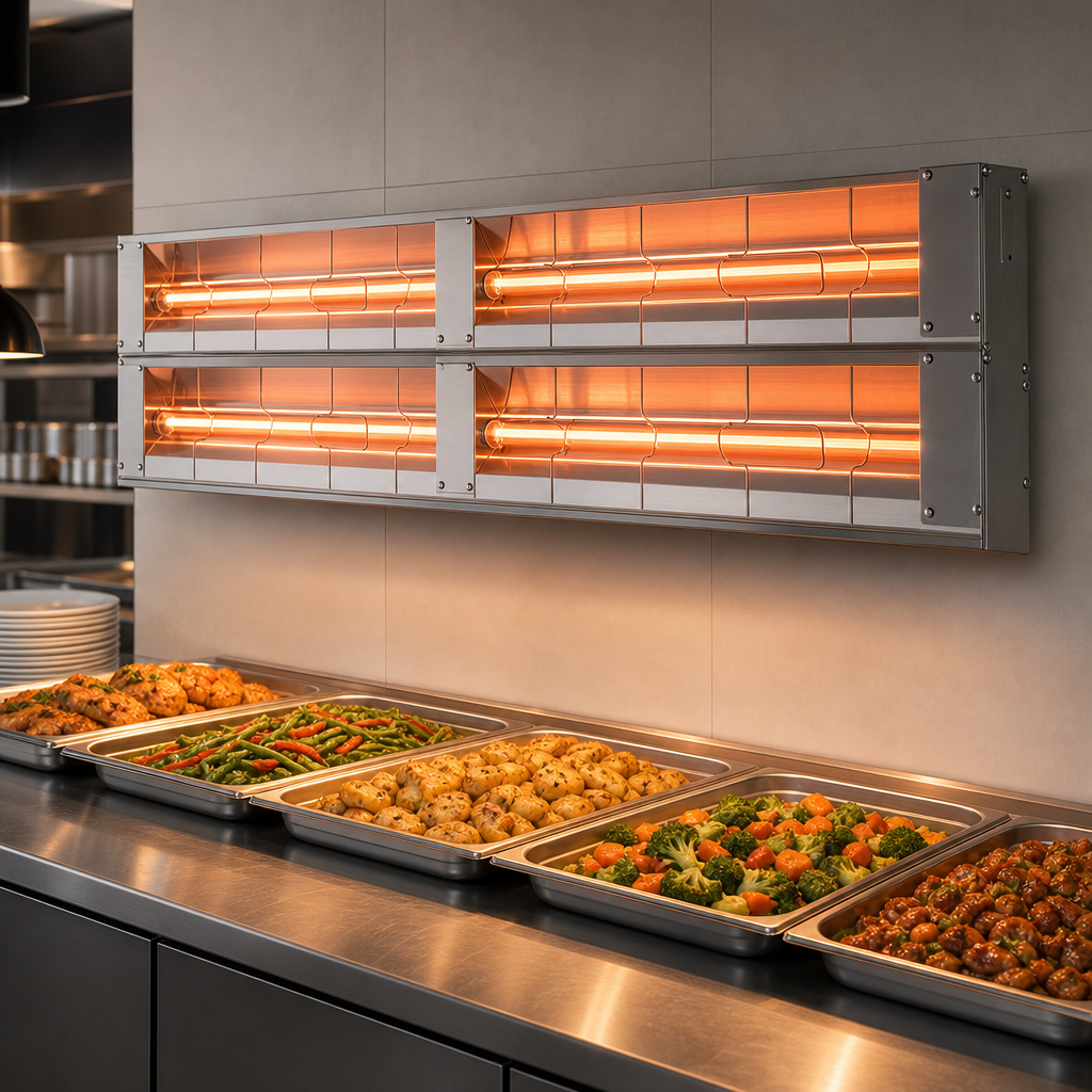 Lighted Infrared Heating