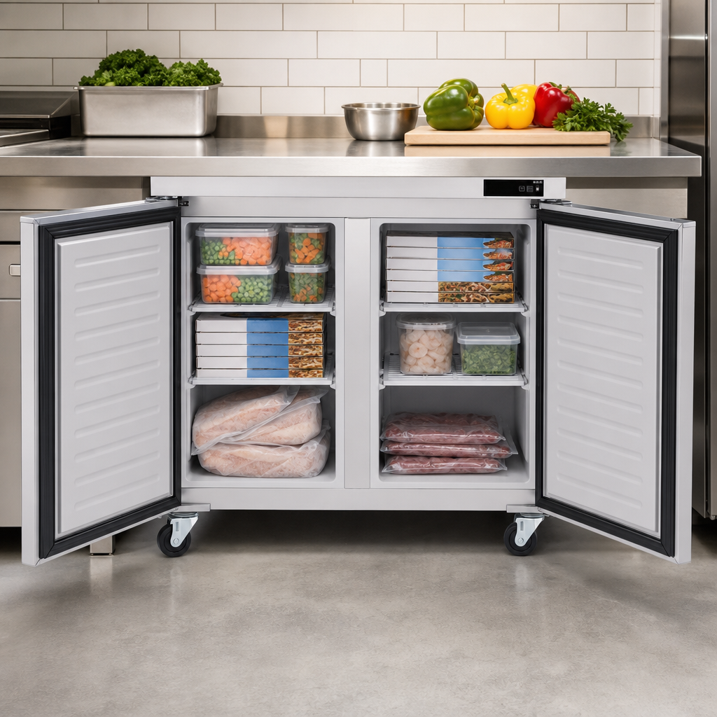 Double-Door Undercounter Layout