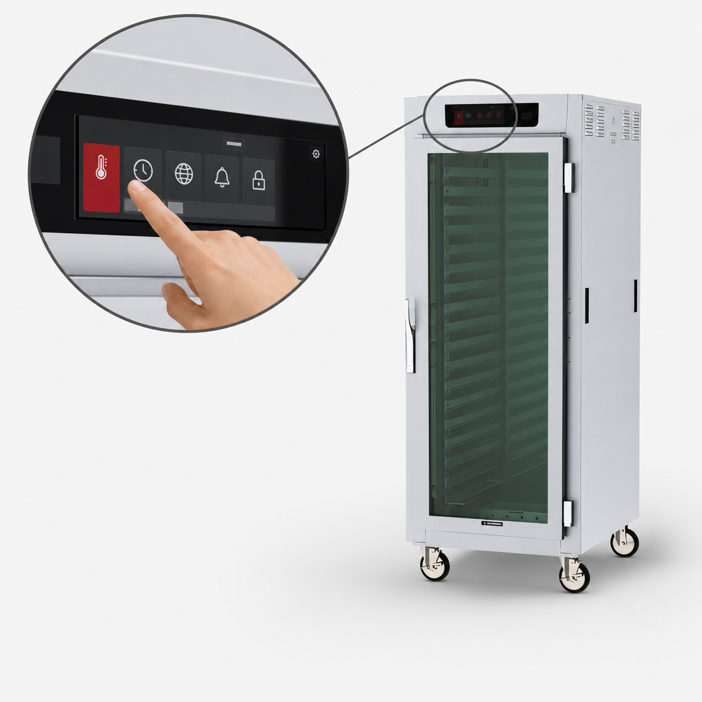 6.8-Inch Touch-Screen Controls