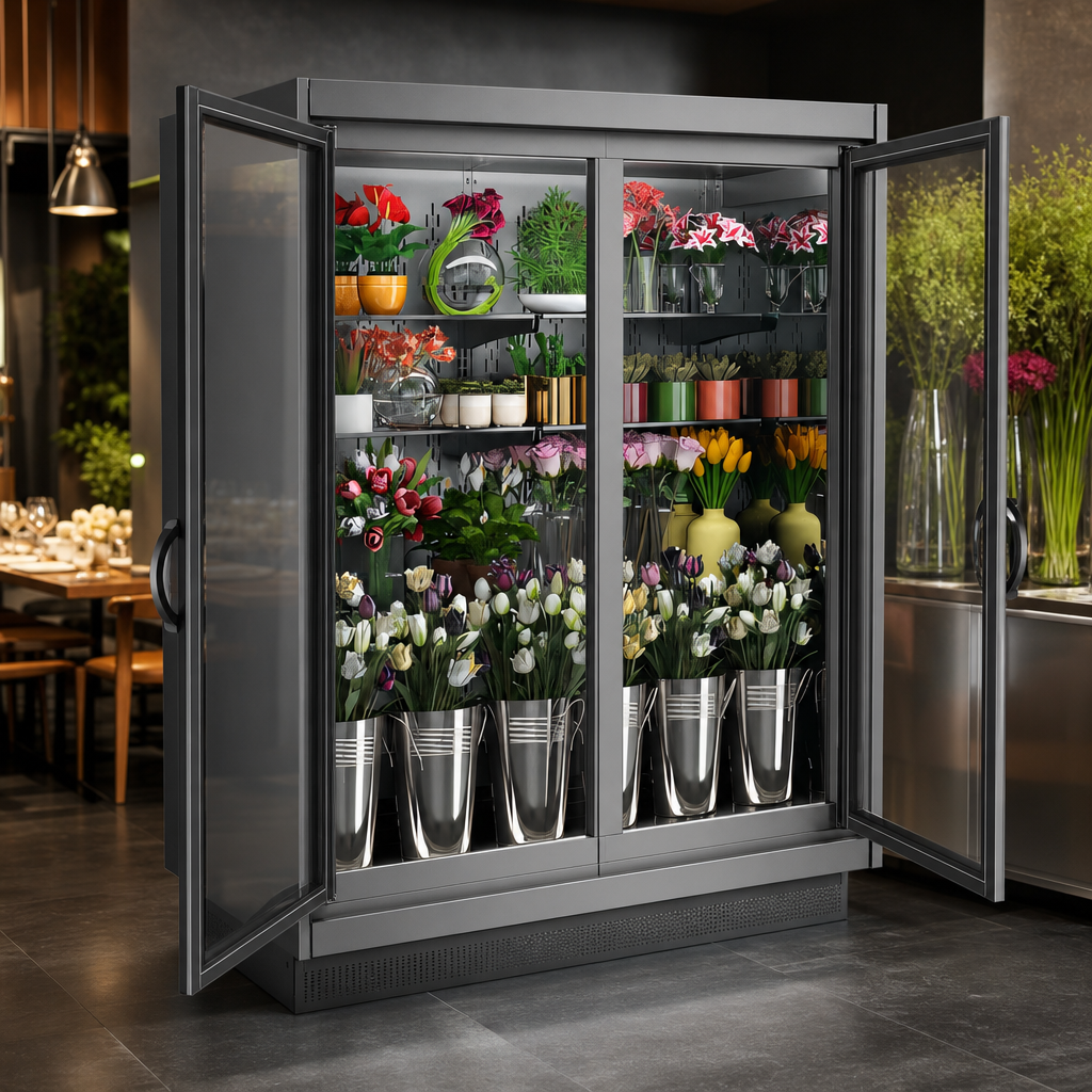 Clear Glass Front Swinging Doors