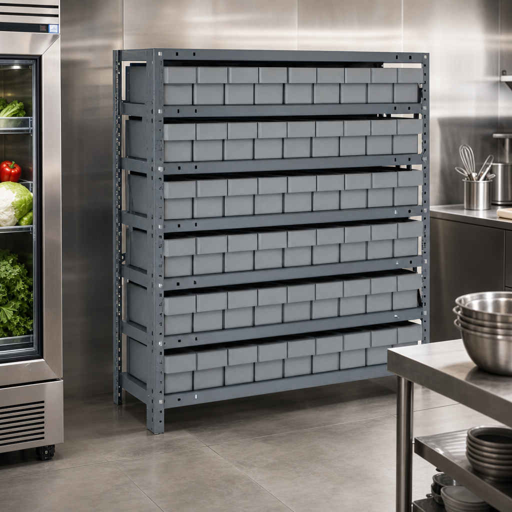 Seven-Shelf Storage
