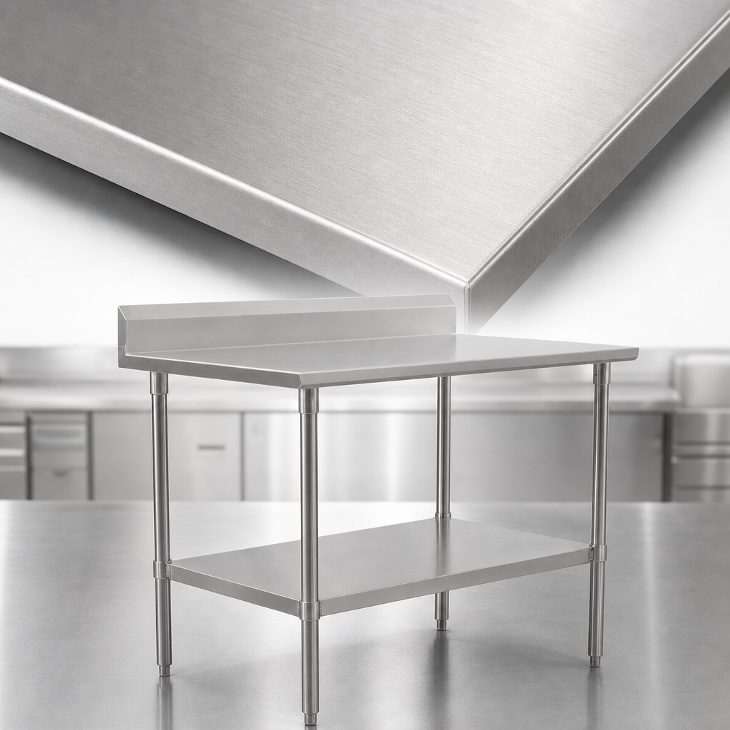16-Gauge 300 Series Stainless Steel Top